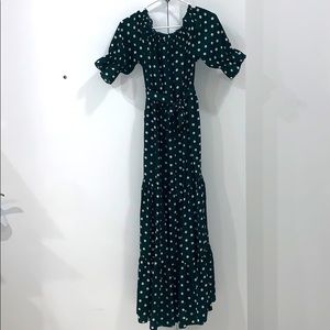 Dotted maxi dress